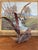 Mid-Century Curtis Jere Style Brutalist Cattail Sculpture in Welded Copper and Brass Toned Metals on Driftwood Base. For Sale - Image 9 of 10