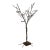 1990s Jan Barboglio Forged Iron Tree Floor Candelabra 7-Light Candle Holder Signed 47" For Sale