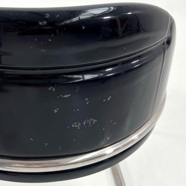 Metal Black Orix Desk Chair by Vittorio Parigi & Nani Prina for Molteni, 1970s For Sale - Image 7 of 10
