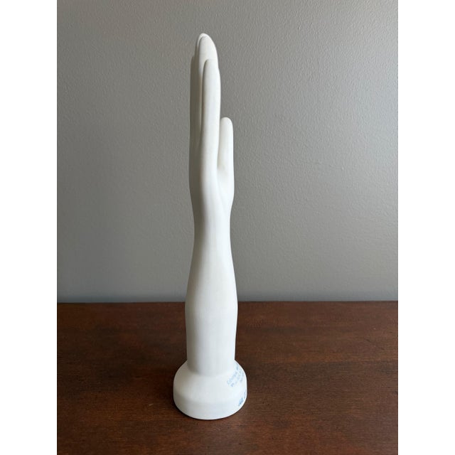 1970s Vintage Porcelain Glove Mold For Sale - Image 5 of 16