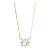 Syna Yellow Gold Moon Quartz Necklace with Diamonds For Sale