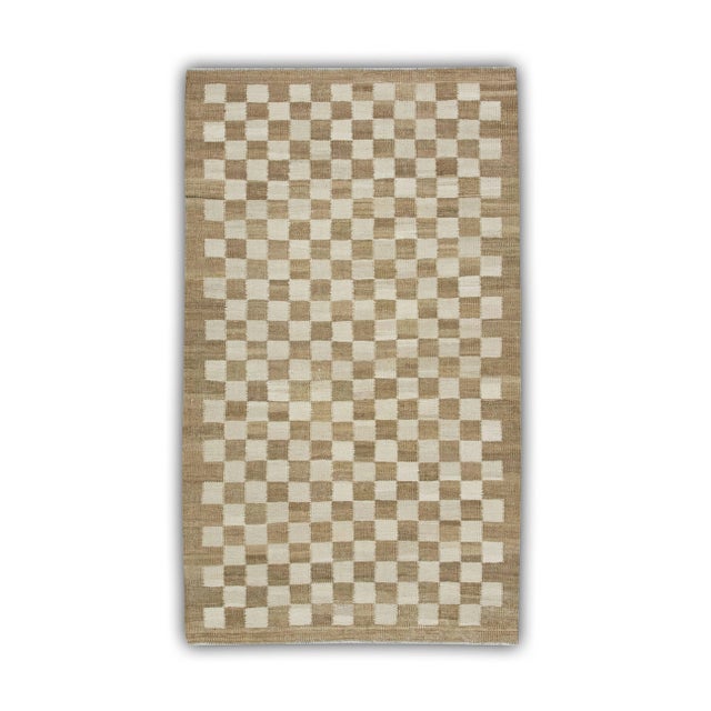 Handmade Modern Kilim Rug 2'9" X 4'9" For Sale In Houston - Image 6 of 6