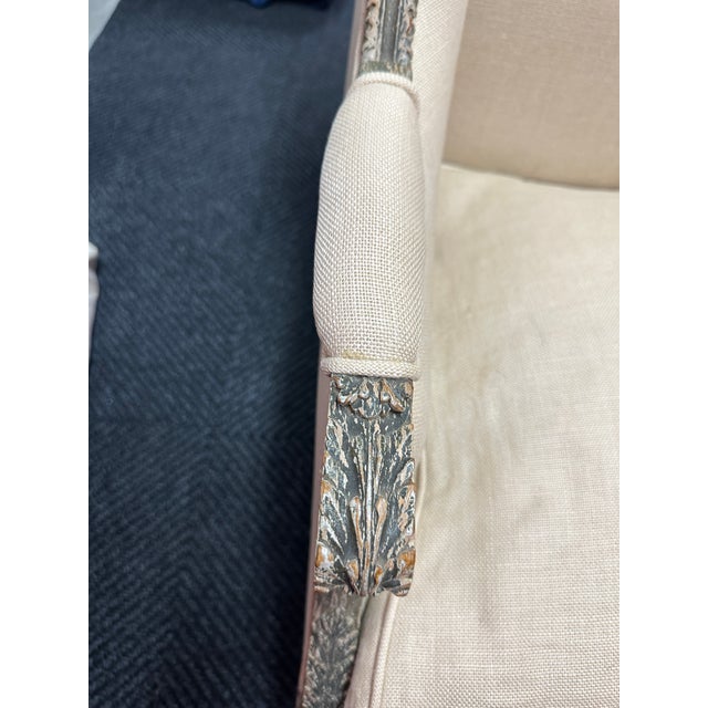 Wood French Louis XVI Style 19th Century Carved Chair For Sale - Image 7 of 11