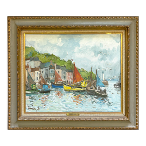 Original Signed & Framed Oil Painting on Canvas by 'Fernand Herbo' (France, 1904-1995)