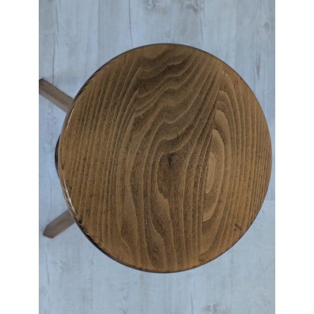 Swivel Piano Stool in Beech Wood For Sale - Image 6 of 7