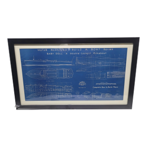 Boat Blueprint Plan of the John Hacker Runabout "Baby Doll"