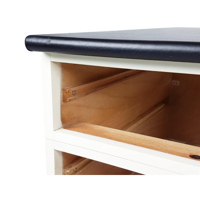 Black White Wood and Black Skai Samarcanda Chests of Drawers by Vico Magistretti for Poggi, 1970s, Set of 2 For Sale - Image 8 of 15