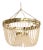 Currey & Co. Modern Crystal and Mirror Highbrow Chandelier For Sale