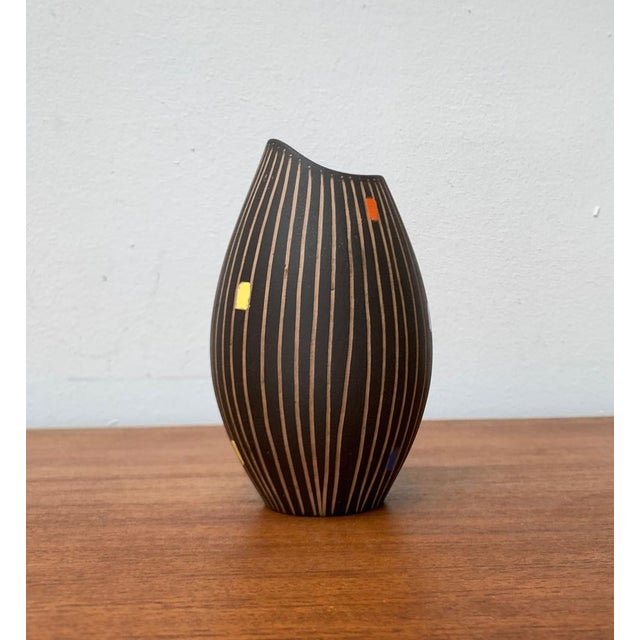 Mid-Century West German Pottery WGP Fischmaul Vase from Steuler, 1960s For Sale - Image 17 of 17