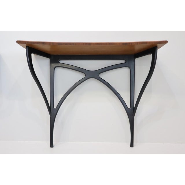 Consoles by Ico Parisi for Spartaco Brugnoli, Cantù, 1950, Set of 2 For Sale - Image 9 of 18