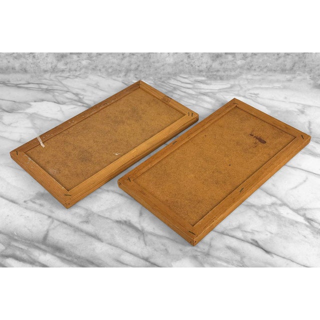 Mid-Century Mosaic Gravel Art Little Boy & Girl Wall Art - A Pair For Sale - Image 10 of 10