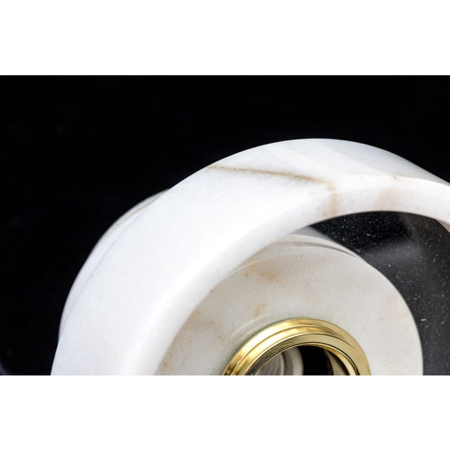 Pair of Tom Dixon Stone Wall Light, Older Model For Sale In Boston - Image 6 of 8