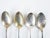 Shabby Chic Antique Mismatched Sterling Silver Novelty Teaspoons - Set of 4 For Sale - Image 3 of 5