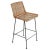 Wicker High Chair or Stool For Sale - Image 4 of 4