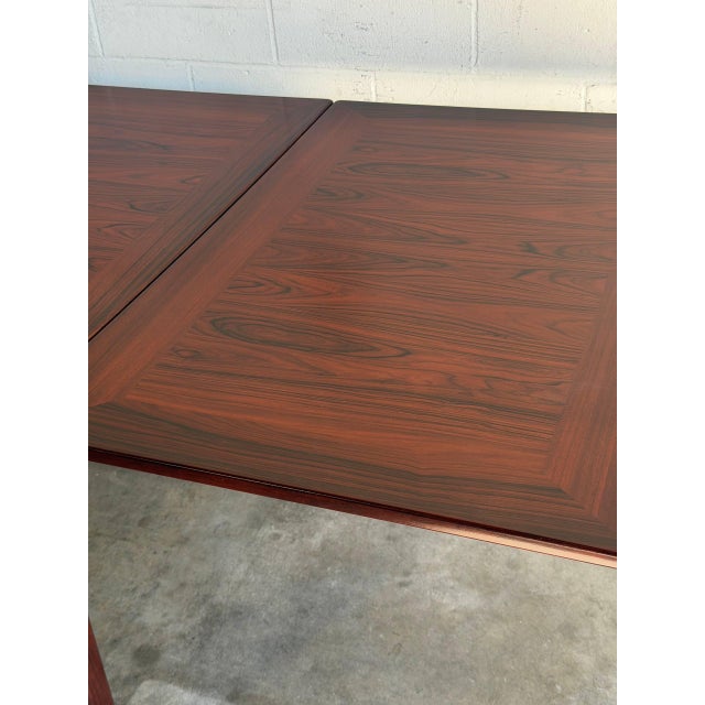 Skovby Mobelfabrik Rosewood Extendable Dining Table Denmark Mid-Century Modern 1970s For Sale - Image 12 of 15
