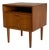 Teak Wood Nightstand by Arne Vodder Danish Minimalist Side Table Denmark 1960s For Sale