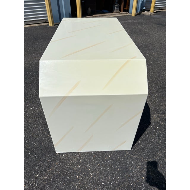 1980’s Milo Baughman Style Post Modern Desk For Sale - Image 12 of 12