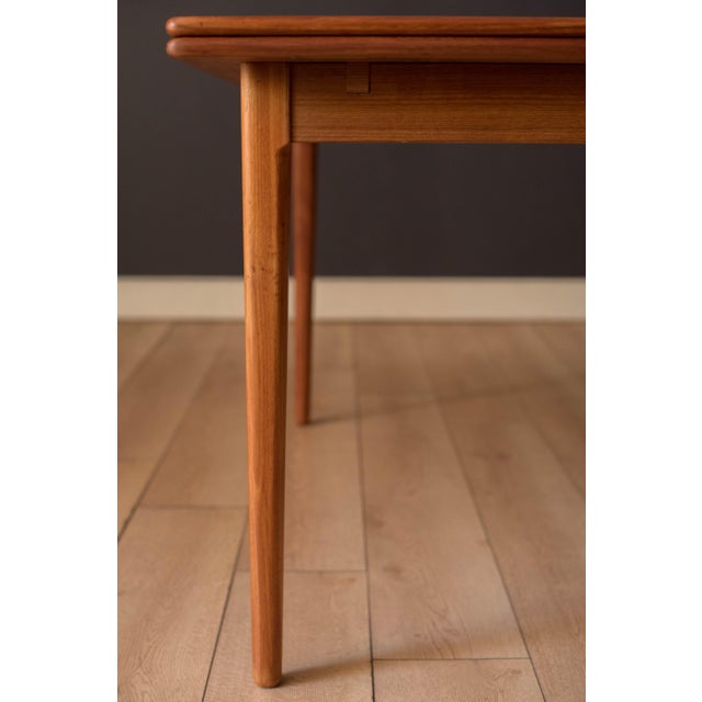 Vintage Danish Modern Niels Otto Moller Teak Extension Dining Table For Sale - Image 17 of 17