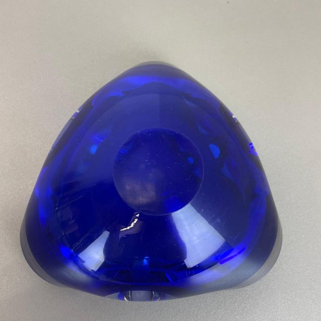 Blue Murano Glass Bowl, Italy, 1970s For Sale - Image 18 of 18