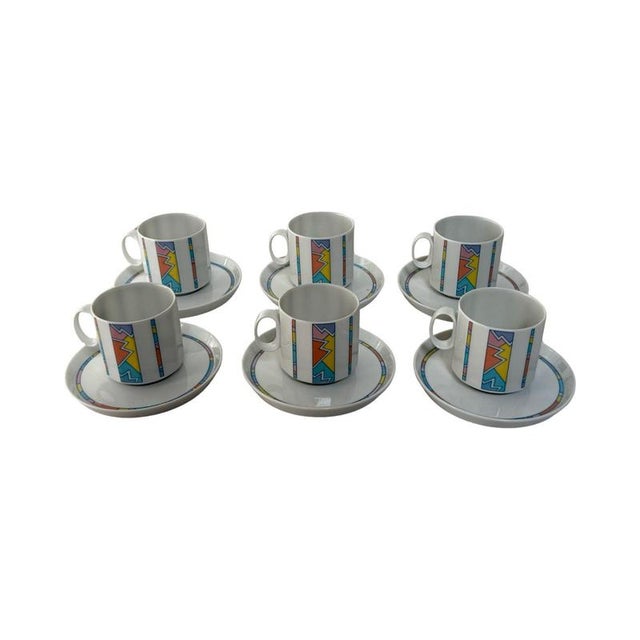 Cups & Saucers from Rosenthal Studio-Line, Set of 6 For Sale - Image 5 of 9