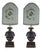 Living Room Lamps with Antique Embroidery, 1970s, Set of 2 For Sale
