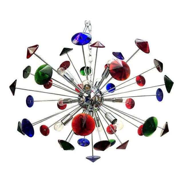 Italian Murano Glass Sputnik Pendant Light from Simoeng For Sale - Image 12 of 12