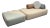 Lorenza Bozzoli for Dedon Brixx Modular Sofa Set For Sale
