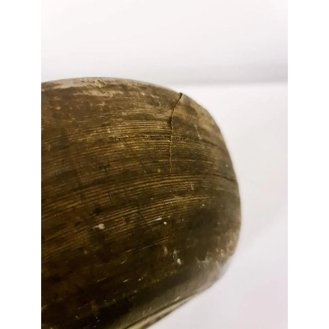 Wood 19th Century Swedish Folk Art Farmers Bowl For Sale - Image 7 of 10