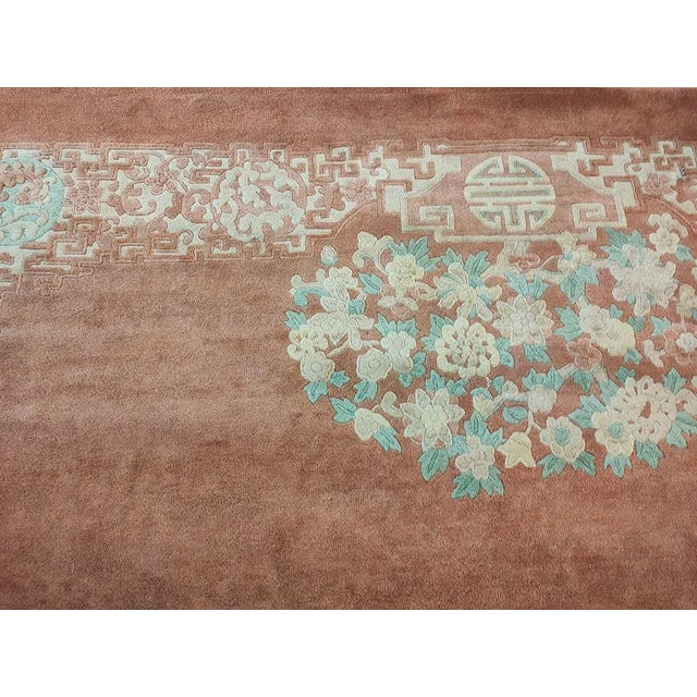 1920s 1930s Chinese Art Deco Carpet For Sale - Image 5 of 9