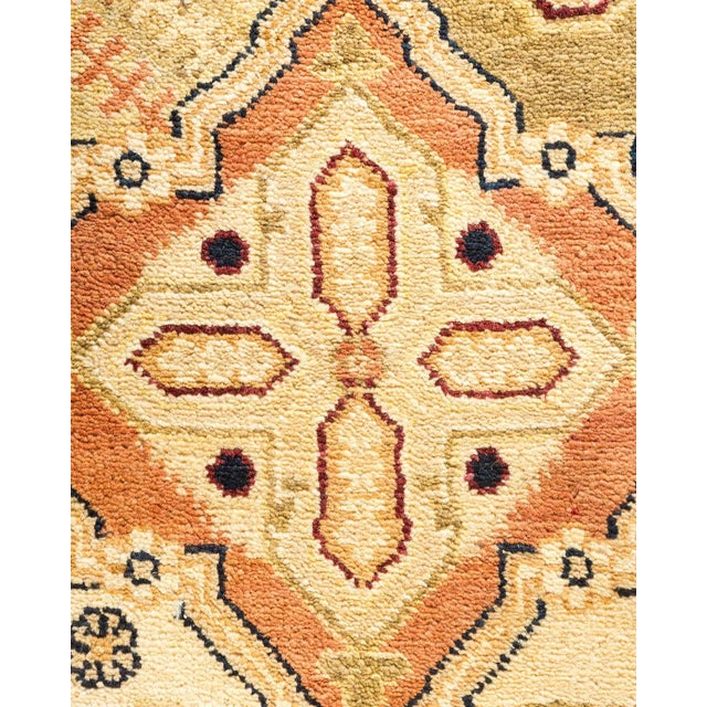 Contemporary Vintage Traditional Hand Knotted Wool Area Rug, Bronze - 6'0" X 8'10" For Sale - Image 3 of 9
