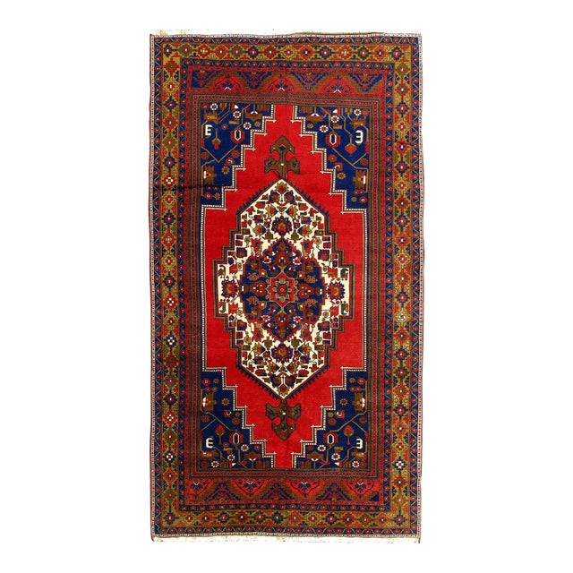 Pasargad DC Fine Hand Knotted Vintage Kazak Rug For Sale