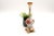 Porcelain Vase with Silver Neck and Base with Reliefs and Applications, in Good conditions.