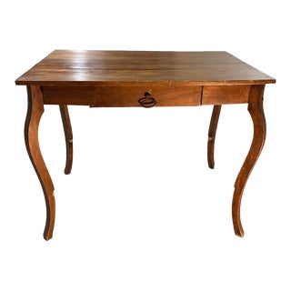 Early 20th Century Antique Wood Desk For Sale
