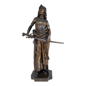 Charles Levy "Salome" Patinated Bronze Sculpture