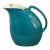 Vintage Mid-Century Modern Retro American Hall Ocean Blue Pitcher For Sale