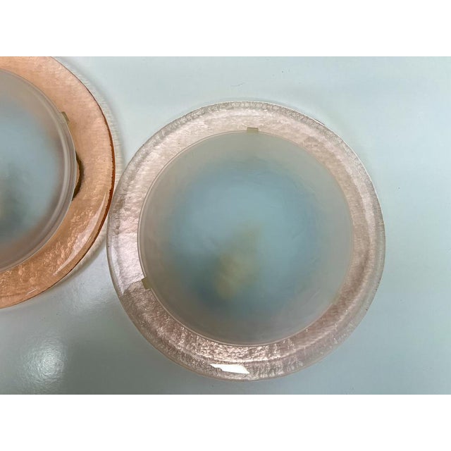 Beige Murano Glass Ceiling Light from Massive Lighting, 1980s For Sale - Image 8 of 12