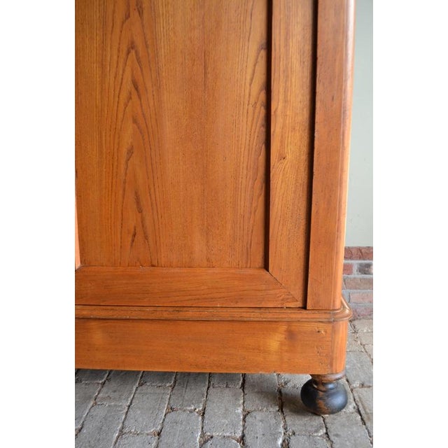 Antique Cherry Wood Cabinet For Sale - Image 6 of 10