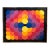 1970s Herbert Bayer Signed Serigraph Chromatic Accumulation Ap 17/65 Bauhaus Artwork For Sale
