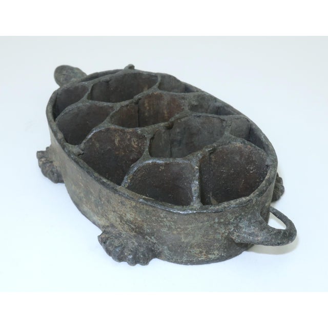 Vintage Japanese Stacking Turtle Flower Frogs, Set of 4 For Sale - Image 9 of 13