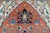 House of Séance - 1900s Antique Persian Heriz Serapi Earth-Toned Large Handwoven Rug - 10'’ X 11'11" For Sale - Image 10 of 12