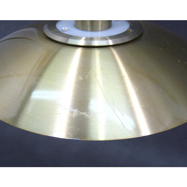 Gold Danish Ceiling Lamp in Metal, 1970s For Sale - Image 8 of 13