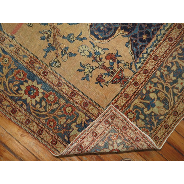 19th Century Hadji Jali Li Prayer Niche Rug - 4'2" x 6'2" For Sale In New York - Image 6 of 10