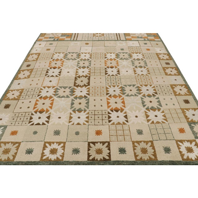 This 8x10 Swedish rug design is from the flatweaves in the Scandinavian rug collection by Rug & Kilim. Hand-knotted in...