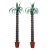 Pair of Tole Palm Tree Wall Mounted Sculptures For Sale - Image 10 of 10