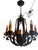 Antique Spanish Revival Wrought Iron Chandelier For Sale In Los Angeles - Image 6 of 10