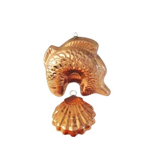 Vintage Portuguese Copper Hanging Molds - a Pair For Sale
