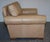 Latte Brown Leather Two Seater Sofa by Multiyork England For Sale - Image 13 of 18
