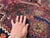 Hand-Knotted Antique Qashqai Tribal Shiraz Wool Area Rug - 4'10" X 6'5" For Sale - Image 10 of 13
