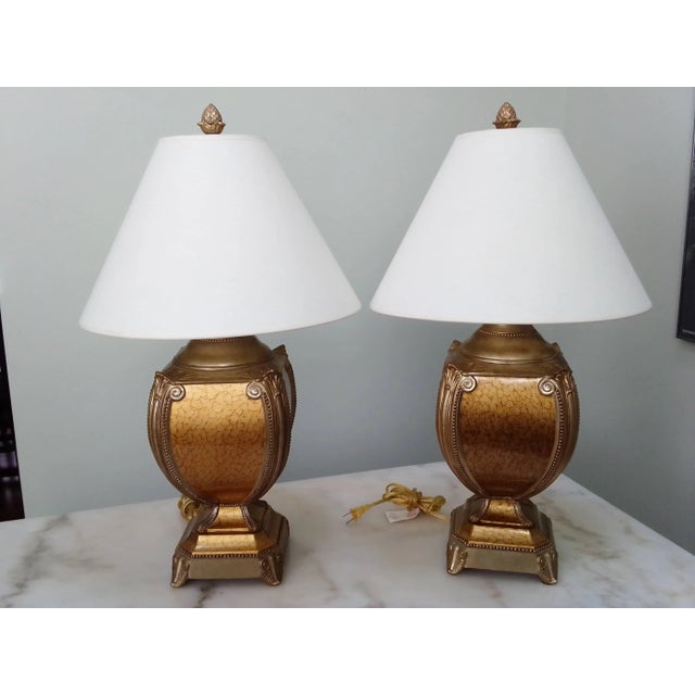 I love the lamps because they are Beautiful and Different but now I have no room for them. Crackle Type Finish