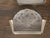 Early 20th Century Early 20th Century Art Deco Period Molded Glass Wall Sconces in Silvered Metal Mounts - Pair For Sale - Image 5 of 10